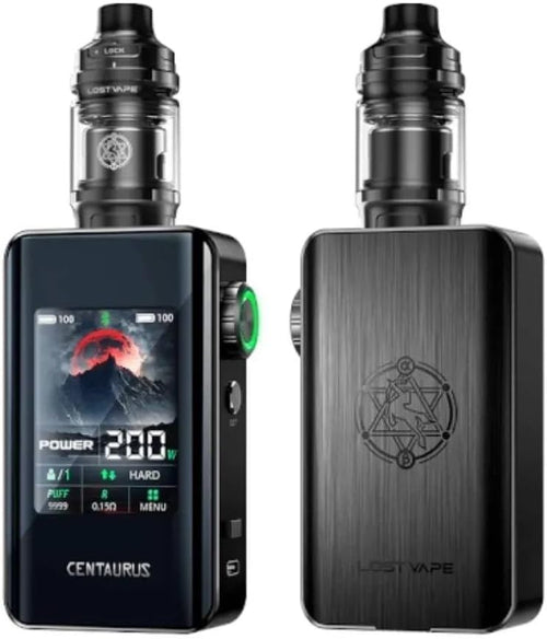 Découvrez le Lost Vape Centaurus BT200 : Box Mod Électronique Puissant de 200W avec Écran TFT 0.96" et Chipset Quest 2.0 - Vape Avancée en Platinum Rigde