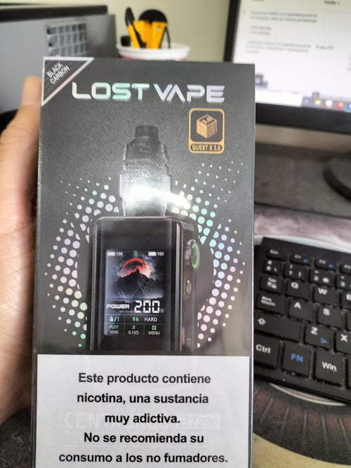 Découvrez le Lost Vape Centaurus BT200 : Box Mod Électronique Puissant de 200W avec Écran TFT 0.96" et Chipset Quest 2.0 - Vape Avancée en Platinum Rigde